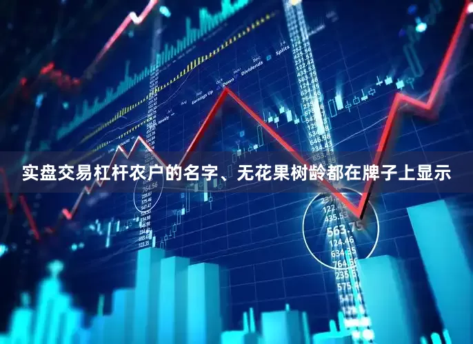 实盘交易杠杆农户的名字、无花果树龄都在牌子上显示